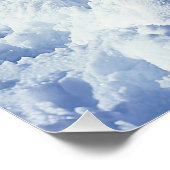 Kerst Pitbull Dog Snowman Perfect Poster (Hoek)