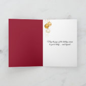 Kerst Pixie Fairy Het spelen van een viool Kaart (Binnen)