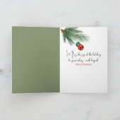 Kerst Pixie Fairy Het spelen van een viool Kaart (Binnen)