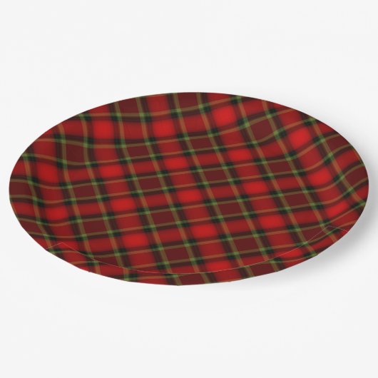 Kerst Plaid Bord (Gekanteld)