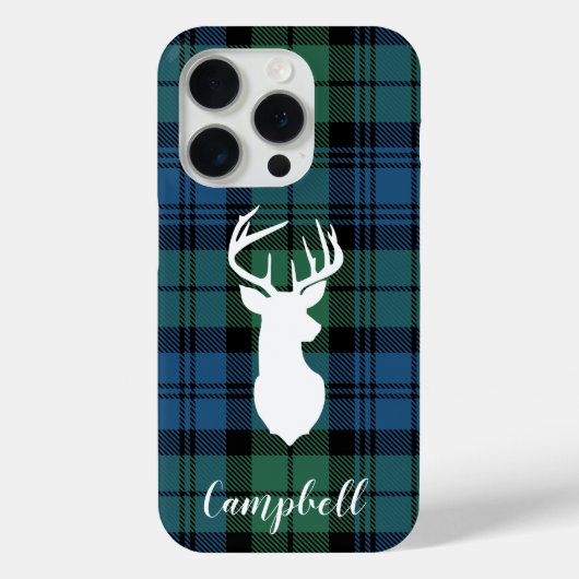 Kerst Plaid Clan Campbell Tartan Case-Mate iPhone Case (Achterkant)