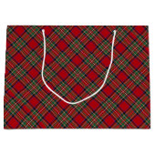 Kerst Plaid Clan Stewart Red Tartan Groot Cadeauzakje (Voorkant)