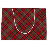 Kerst Plaid Clan Stewart Red Tartan Groot Cadeauzakje (Achterkant)