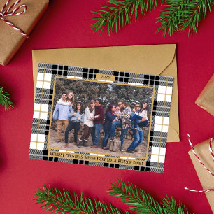 Kerst Plaid Foto Kaart voor Familie