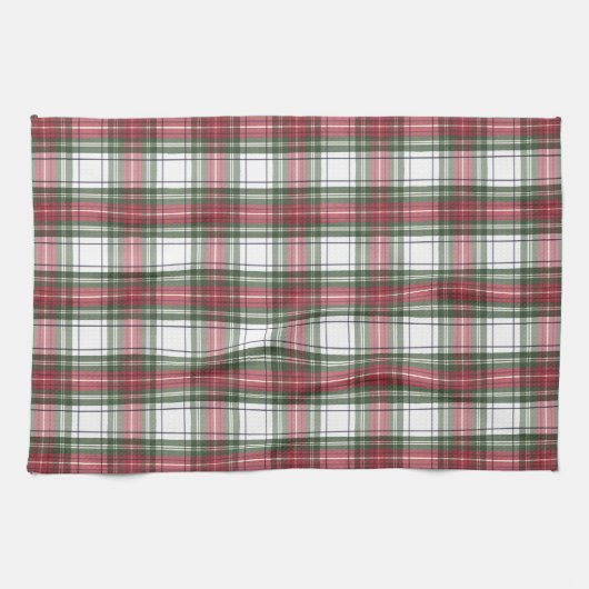 Kerst Plaid - Keukenhanddoeken (Horizontaal)