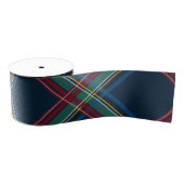 Kerst plaid klassieke marine vakantie grosgrain lint (Spoel)