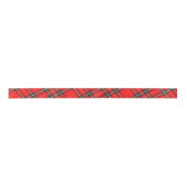 Kerst Plaid Patroon Satijnen Lint (Voorkant)