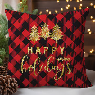 Kerst Plaid Prettig Kerstfeest Kussen
