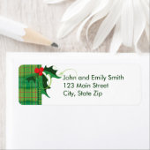 Kerst Plaid Retouradres Labels (Insitu)