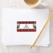 Kerst Plaid Retouradres Labels (Insitu)