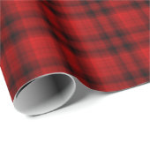 Kerst Plaid Rood & Zwart Cadeaupapier (Rol Hoek)