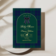 Kerst  plaid schommelpaard Baby shower