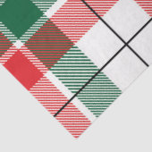 Kerst Plaid Serie Design 7 Tissuepapier (Detail)