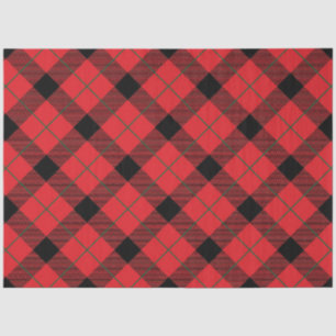 Kerst Plaid Serie Ontwerp 1 Tissuepapier