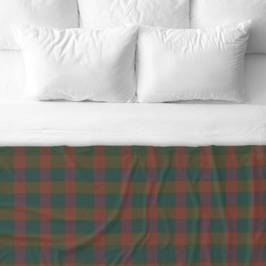 Kerst Plaid/Tartan Rood & Groen Fleece Deken
