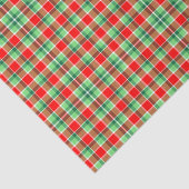 Kerst Plaid tissuepapier (Detail)