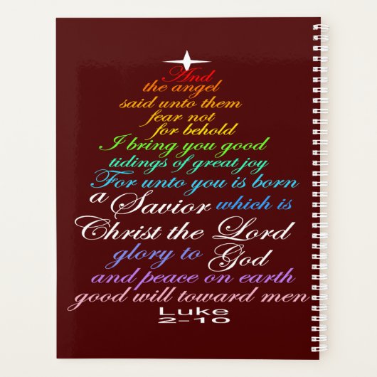 Kerst Planner (Achterkant)