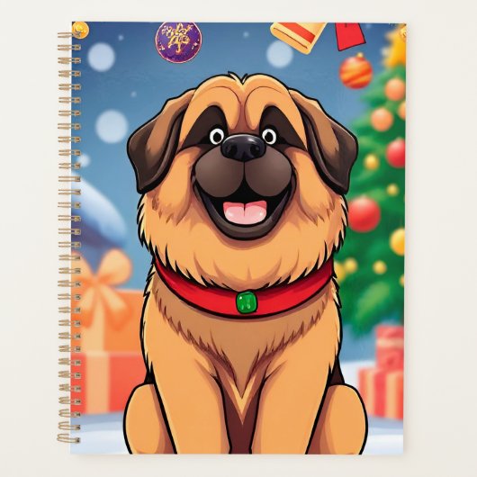 Kerst Planner Cadeau Voor Hond Grappige Kerst Gesc (Voorkant)