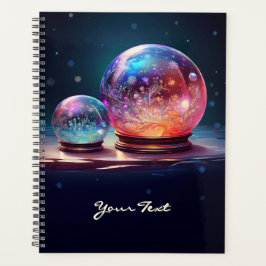 Kerst Planner met Kristallen Sneeuwballen