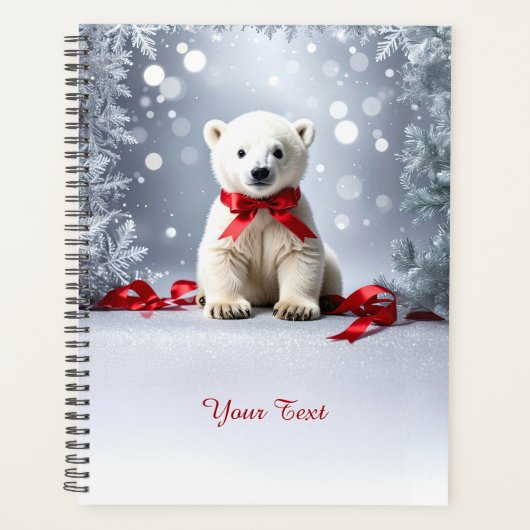 Kerst Planner voor de Poolbeer Vakantie (Voorkant)