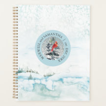 Kerst Planner Watercolor Winter Wonderland