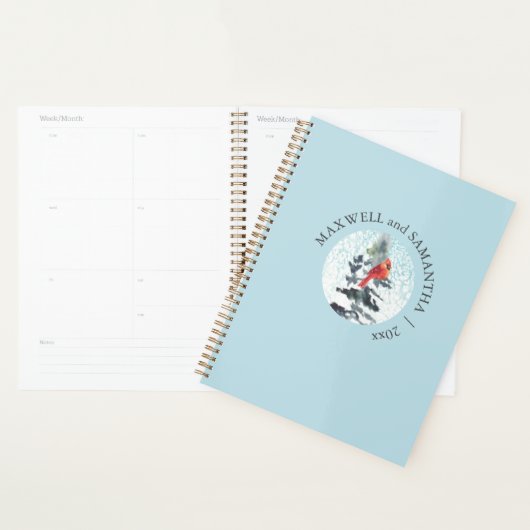 Kerst Planner Waterverf Winter Wonderland (Display)