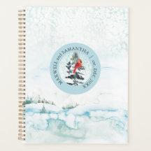 Kerst Planner Waterverf Winter Wonderland