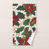 Kerst planten Galore badhanddoek set Bad Handdoek (Handdoek)