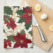 Kerst planten Galore keukenhanddoek (Quarter Fold)