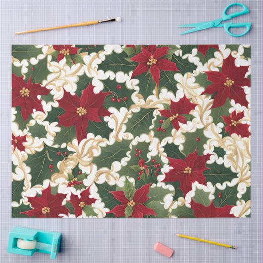 Kerst planten Galore tissue papier (Craft)