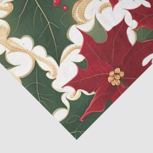 Kerst planten Galore tissue papier (Detail)