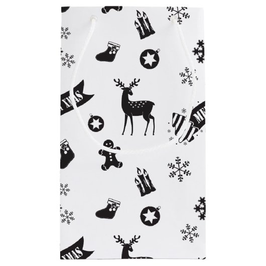 Kerst - plechtige vergadering klein cadeauzakje (Achterkant)