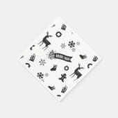 Kerst - plechtige vergadering servetten (Hoek)