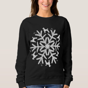 Kerst Poedel Gift Sneeuwvlok Poedel Trui