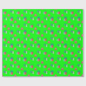 kerst poep emoji cadeaupapier (Vlak)