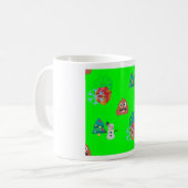 kerst poep emoji koffiemok (Voorkant links)
