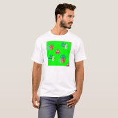 kerst poep emoji t-shirt (Voorkant volledig)