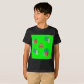 kerst poep emoji t-shirt (Voorkant volledig)