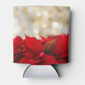 Kerst Poinsettia Blikjeskoeler (Voorkant)