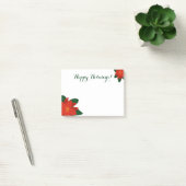 Kerst poinsettia bloem Kerst Post-it Notes (Kantoor)