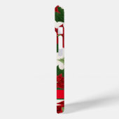 Kerst Poinsettia Bloemenpatroon Case-Mate iPhone Case (Achterkant / Links)