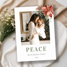 Kerst Poinsettia Bos Foto Aquarel