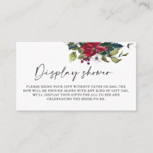 Kerst Poinsettia Display bruiloftsdouche Bruilofts