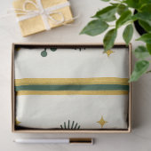 Kerst Poinsettia en Candy Cane Vakantie Tissuepapier (Geschenk)