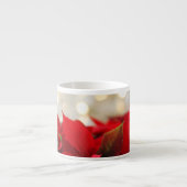 Kerst Poinsettia Espresso Kop (Voorkant)