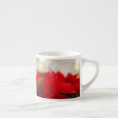 Kerst Poinsettia Espresso Kop (Rechts)