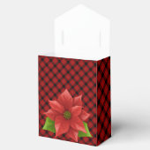 Kerst Poinsettia Favor Doos Bedankdoosjes (Geopend)
