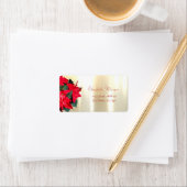 Kerst Poinsettia,Goud Etiket (Insitu)