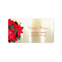 Kerst Poinsettia,Goud