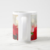 Kerst Poinsettia Grote Koffiekop (Achterkant)